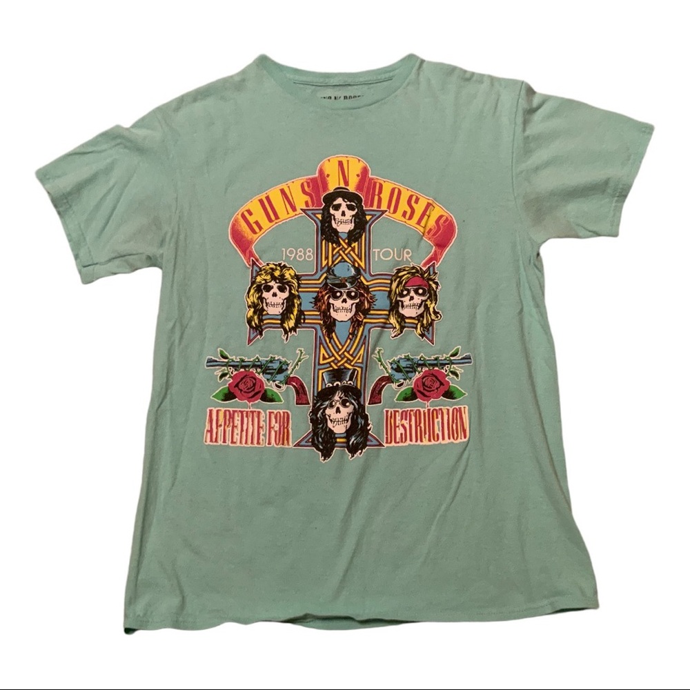 Guns N Roses 1988 Tour T Shirt Appetite For Destruction Size Medium